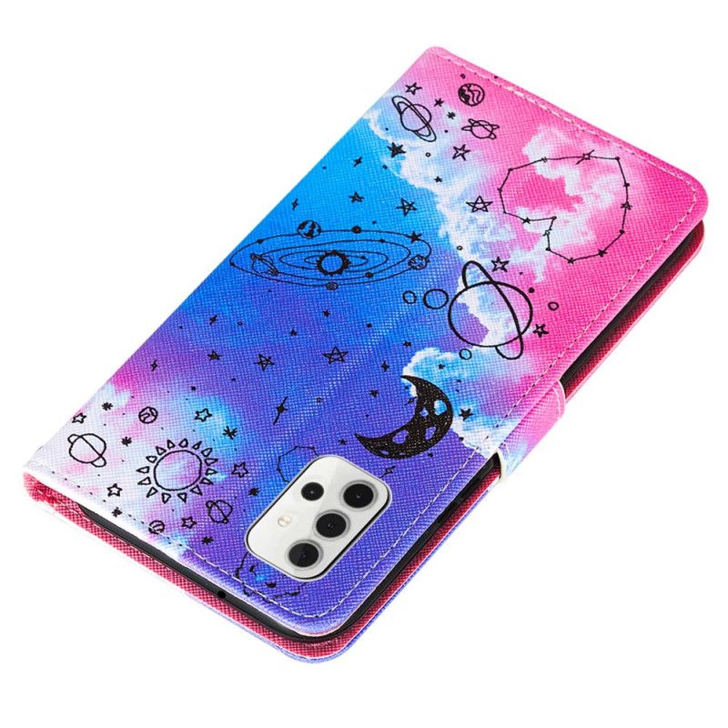 Etui Folio Samsung Galaxy A32 5G Galaktyka W Chmurach