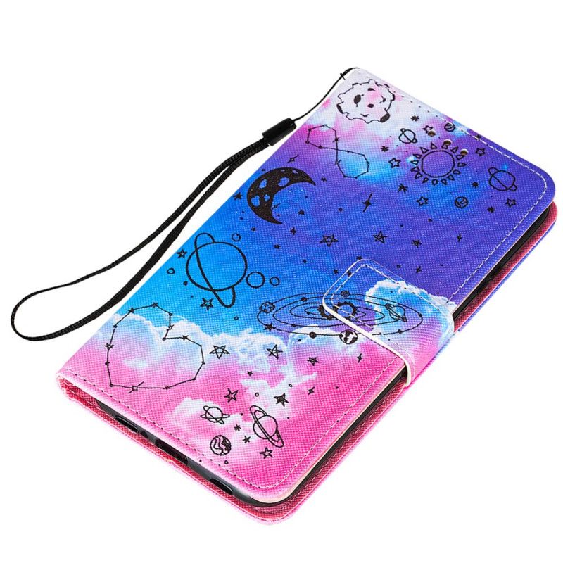 Etui Folio Samsung Galaxy A32 5G Galaktyka W Chmurach