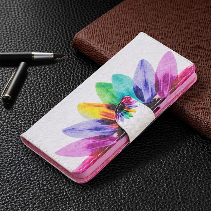 Etui Folio Samsung Galaxy A32 5G Kwiat Akwareli