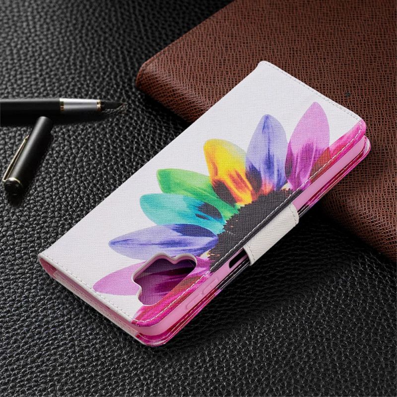 Etui Folio Samsung Galaxy A32 5G Kwiat Akwareli