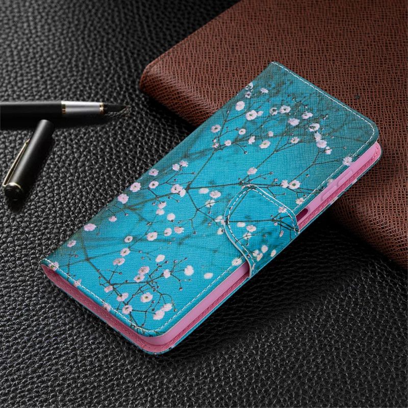 Etui Folio Samsung Galaxy A32 5G Kwitnące Drzewo Etui Ochronne