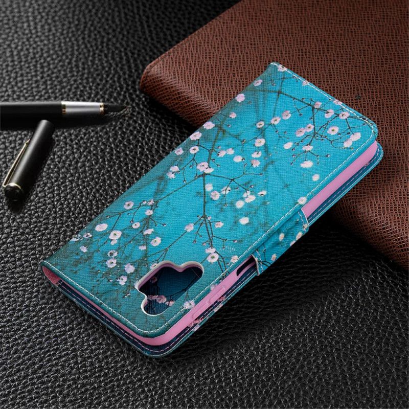 Etui Folio Samsung Galaxy A32 5G Kwitnące Drzewo Etui Ochronne