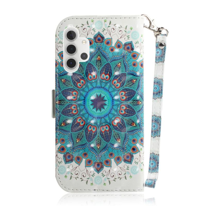 Etui Folio Samsung Galaxy A32 5G Mistrzowska Mandala Ze Stringami Etui Ochronne