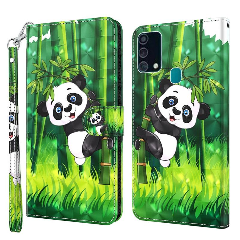 Etui Folio Samsung Galaxy A32 5G Panda I Bambus