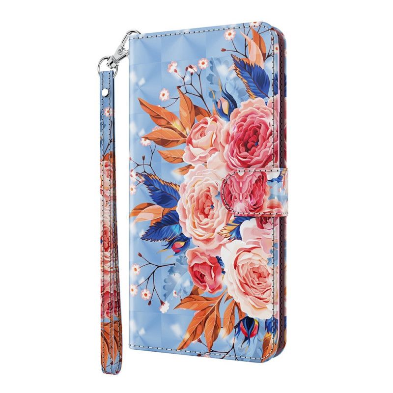 Etui Folio Samsung Galaxy A32 5G Romantyczny Punkt Świetlny Ze Stringami