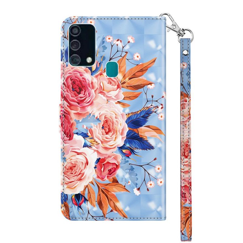 Etui Folio Samsung Galaxy A32 5G Romantyczny Punkt Świetlny Ze Stringami