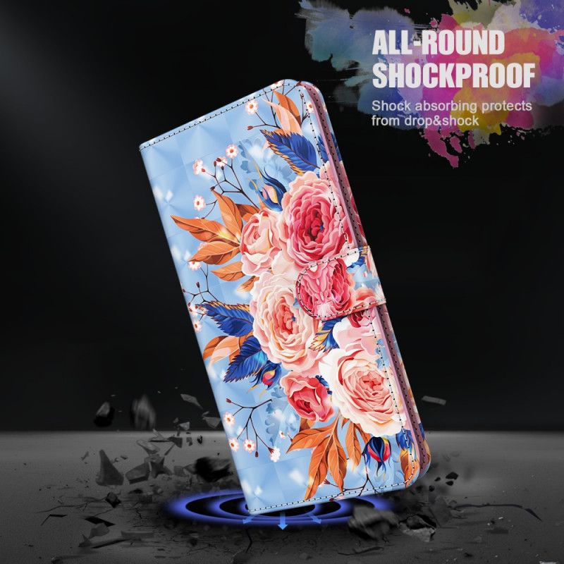 Etui Folio Samsung Galaxy A32 5G Romantyczny Punkt Świetlny Ze Stringami