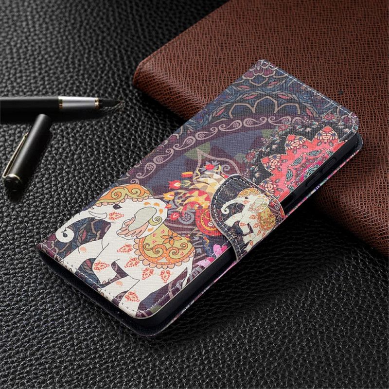 Etui Folio Samsung Galaxy A32 5G Słoń Indyjski Etui Ochronne