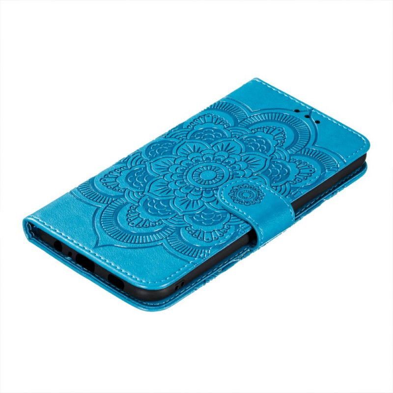 Etui Folio Samsung Galaxy A32 5G Szary Czarny Cała Mandala