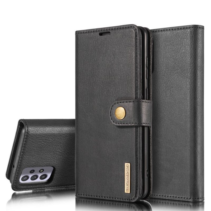 Etui Folio Samsung Galaxy A32 5G Szary Czarny Dg. Zdejmowany Futerał Ming Etui Ochronne