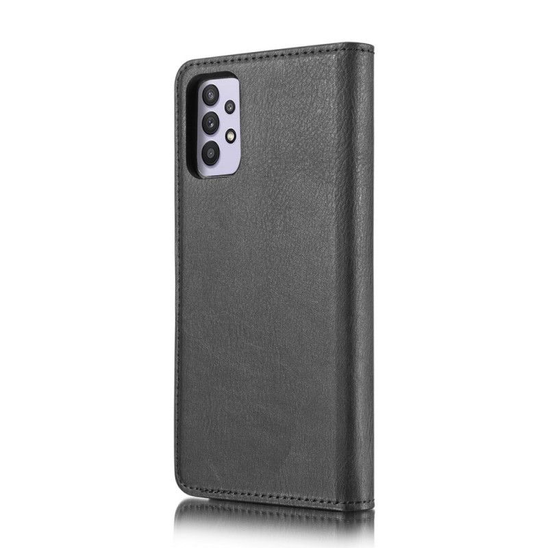 Etui Folio Samsung Galaxy A32 5G Szary Czarny Dg. Zdejmowany Futerał Ming Etui Ochronne