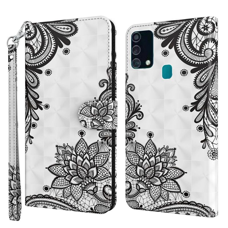 Etui Folio Samsung Galaxy A32 5G Szykowna Koronka