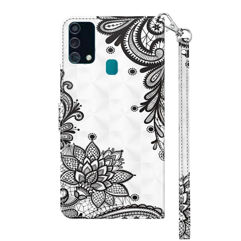 Etui Folio Samsung Galaxy A32 5G Szykowna Koronka