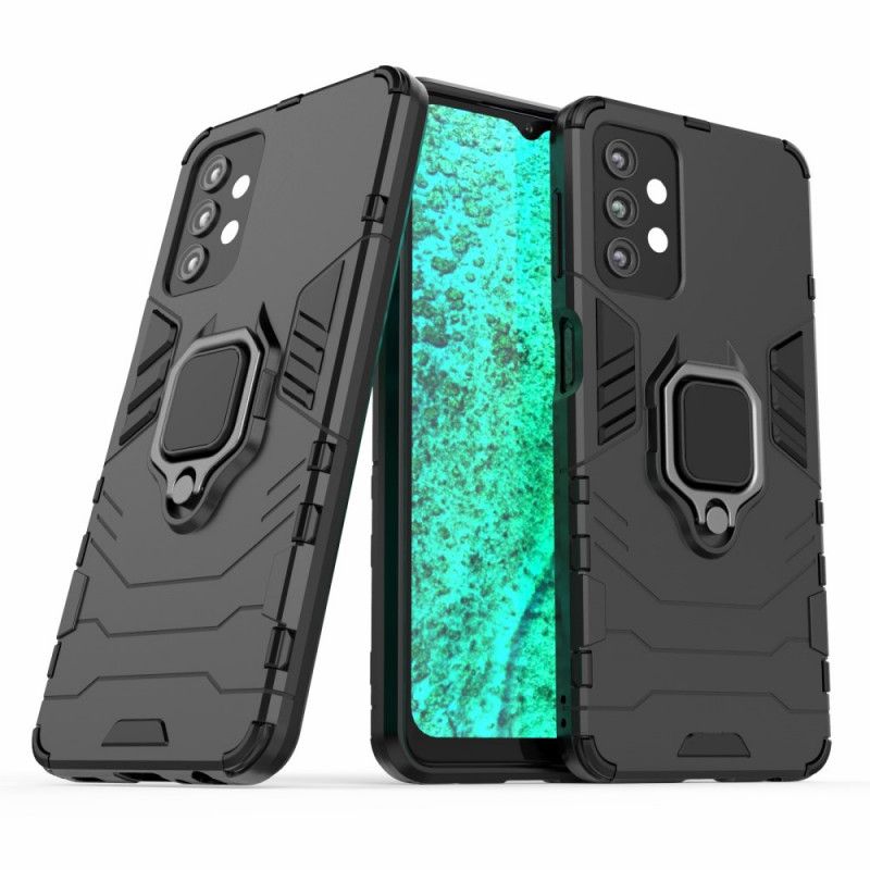 Etui Samsung Galaxy A32 5G Czerwony Czarny Pierścień Oporowy