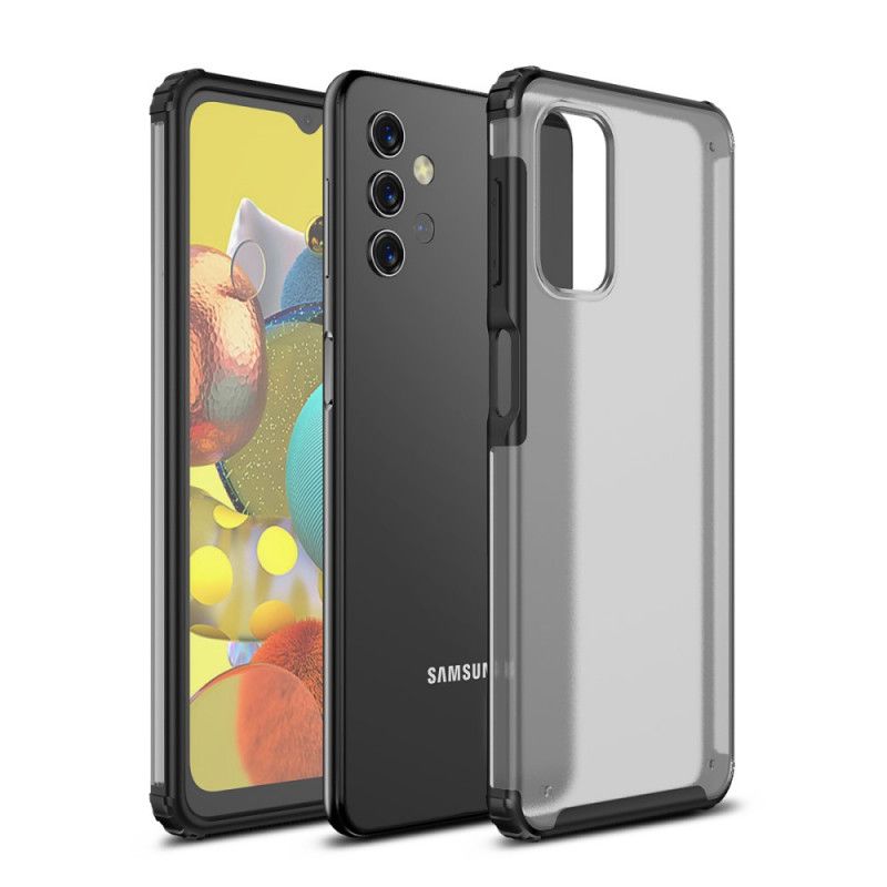 Etui Samsung Galaxy A32 5G Czerwony Czarny Seria Zbroi Etui Ochronne