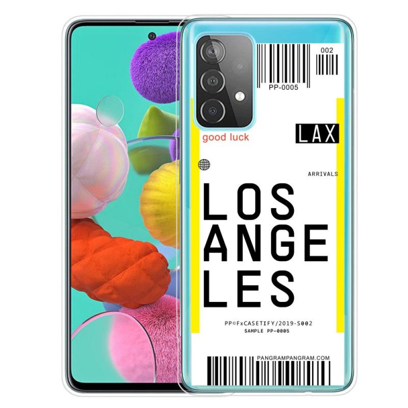 Etui Samsung Galaxy A32 5G Karta Pokładowa Do Los Angeles Etui Ochronne