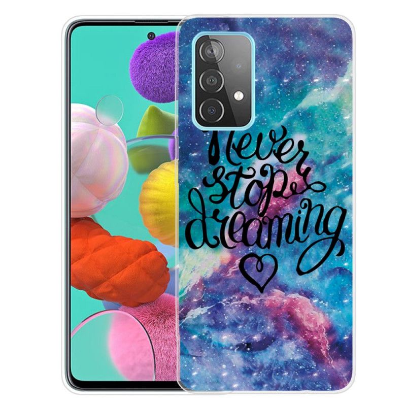 Etui Samsung Galaxy A32 5G Nigdy Nie Przestawaj Marzyć