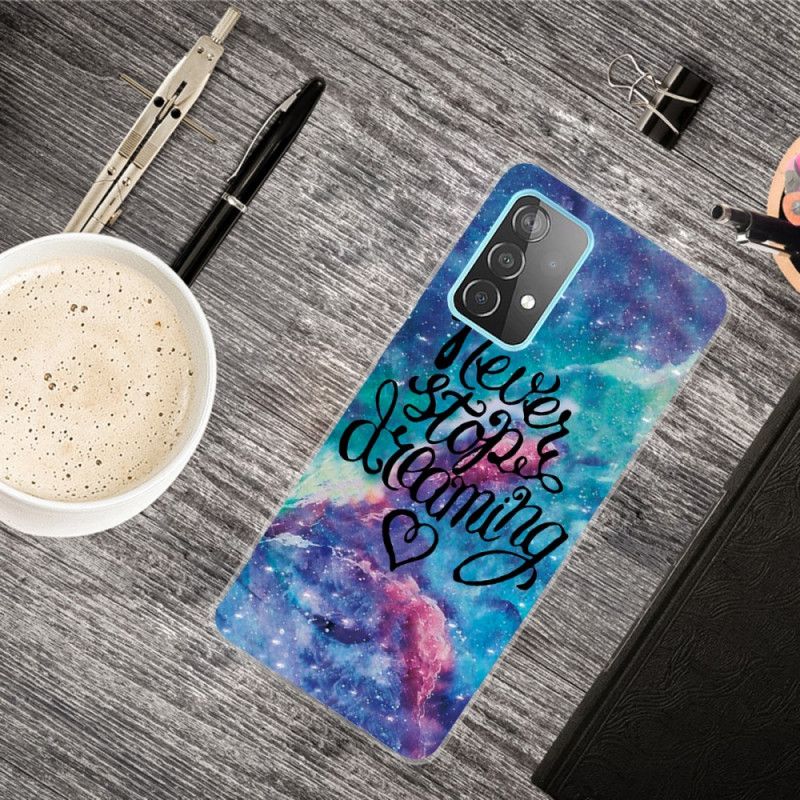 Etui Samsung Galaxy A32 5G Nigdy Nie Przestawaj Marzyć