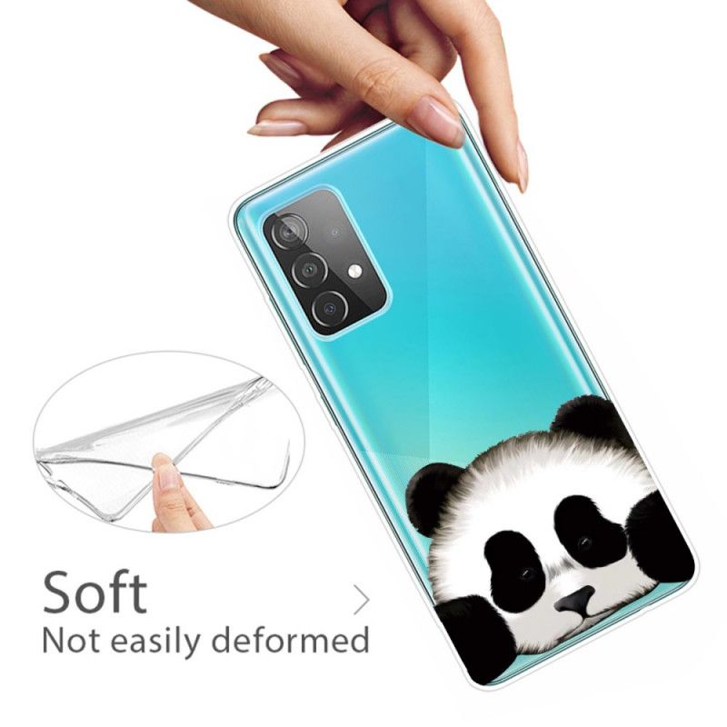 Etui Samsung Galaxy A32 5G Przezroczysta Panda Etui Ochronne