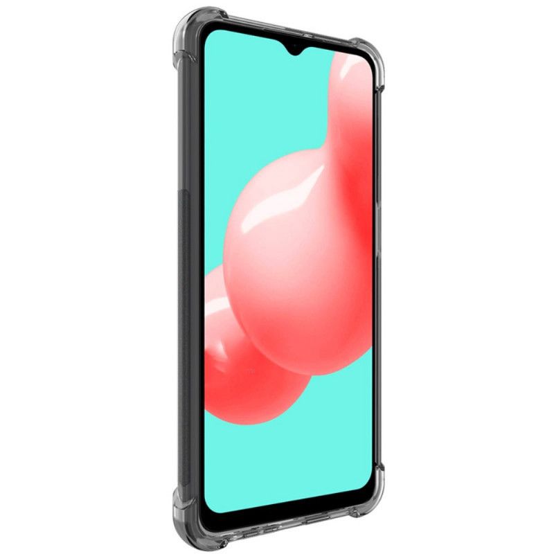 Etui Samsung Galaxy A32 5G Przezroczysty Czarny Imak Z Folią Ekranową Etui Ochronne