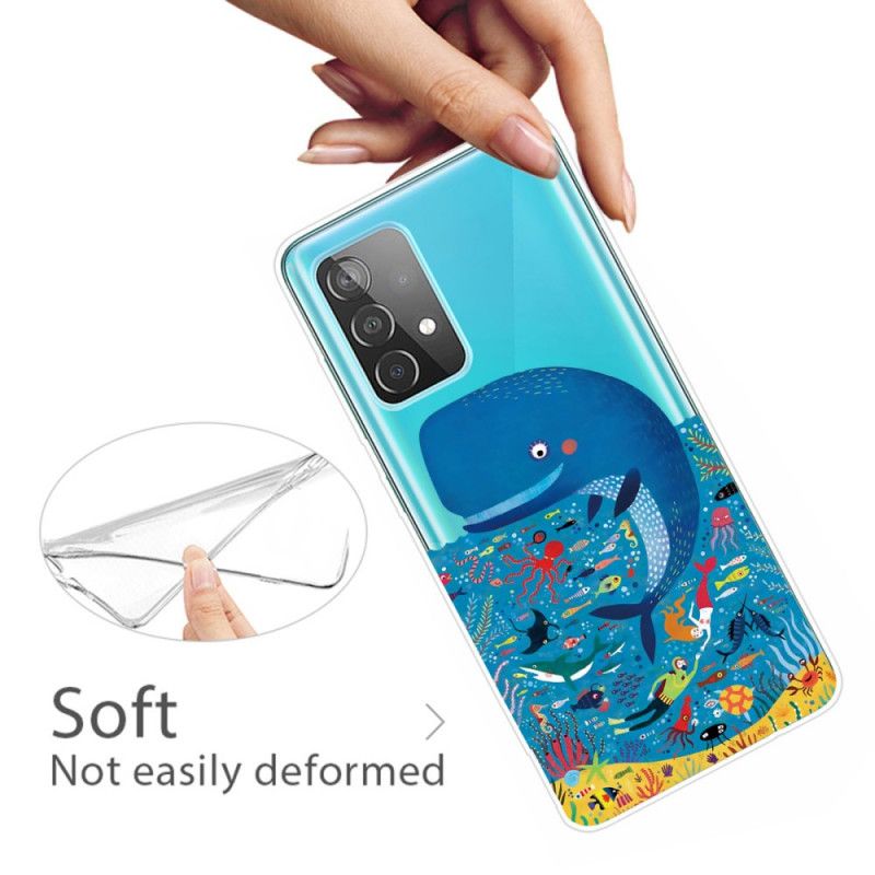 Etui Samsung Galaxy A32 5G Świat Morski Etui Ochronne