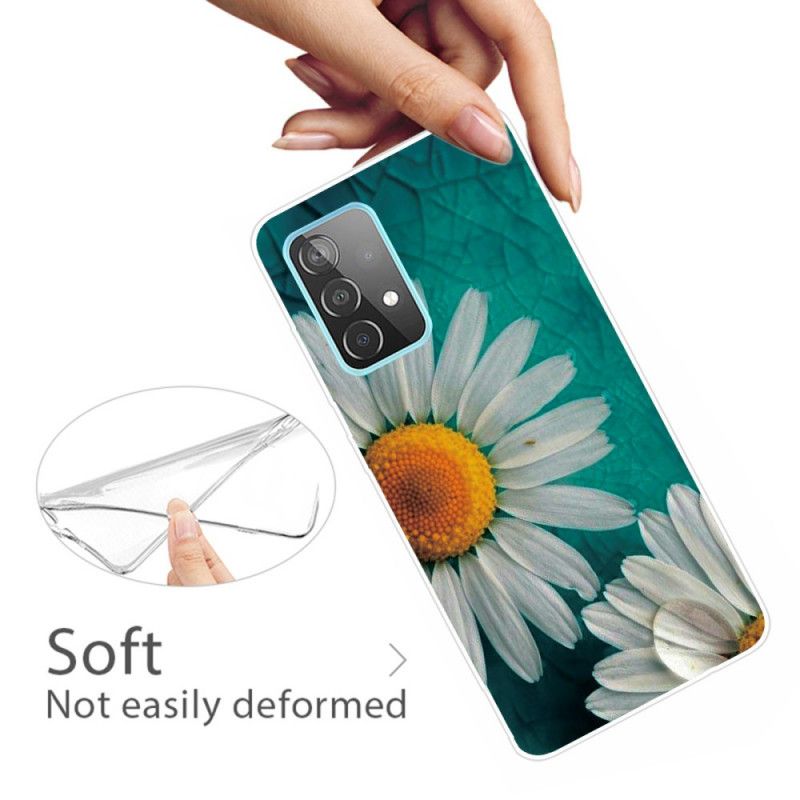 Etui Samsung Galaxy A32 5G Stokrotka Etui Ochronne