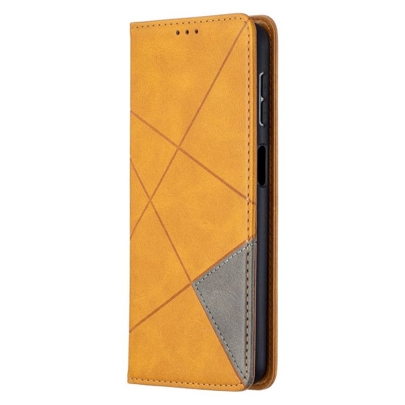 Flip Kotelot Samsung Galaxy A32 5G Szary Czarny Styl Artysty