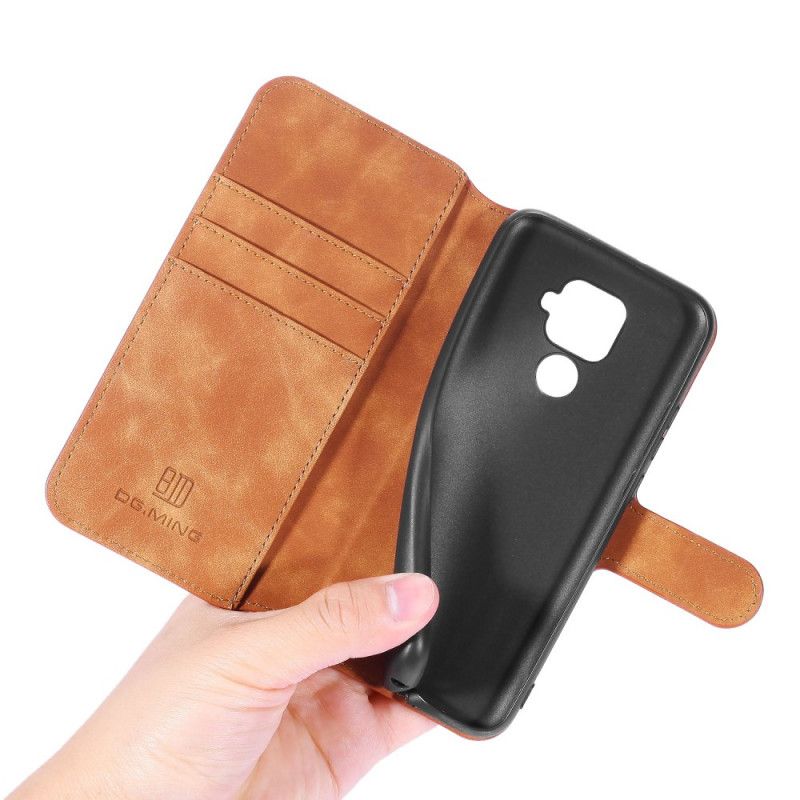 Etui Folio Huawei Mate 30 Lite Szary Czarny Retro Dg.Ming