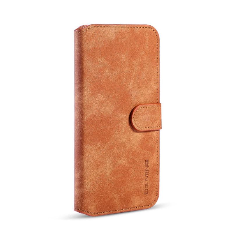 Etui Folio Huawei Mate 30 Lite Szary Czarny Retro Dg.Ming