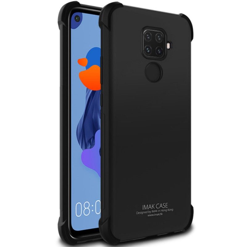 Etui Huawei Mate 30 Lite Przezroczysty Szary Imak Jedwabisty Etui Ochronne