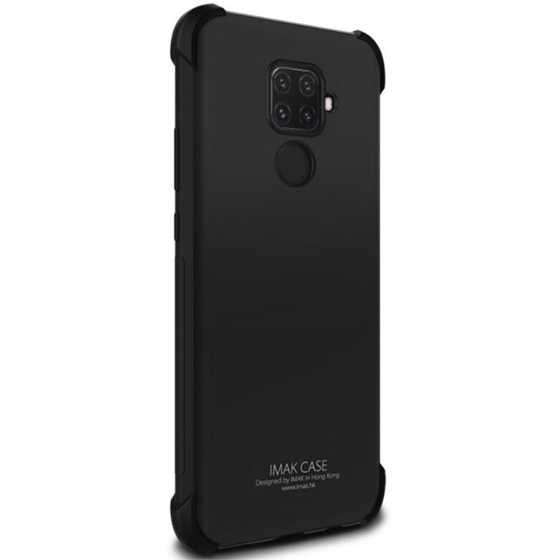 Etui Huawei Mate 30 Lite Przezroczysty Szary Imak Jedwabisty Etui Ochronne