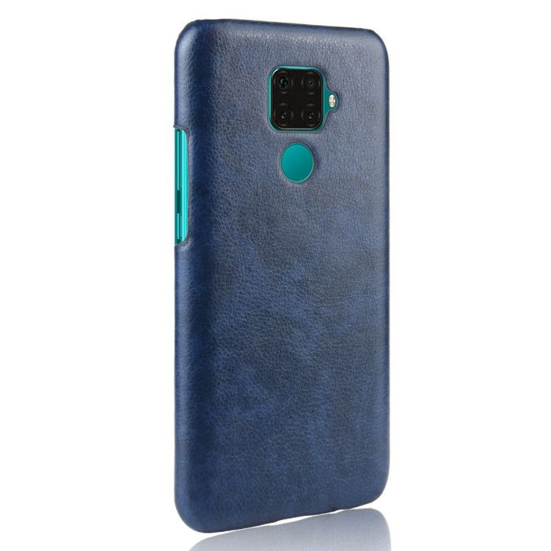 Etui Huawei Mate 30 Lite Szary Czarny Efekt Skóry Lychee Performance