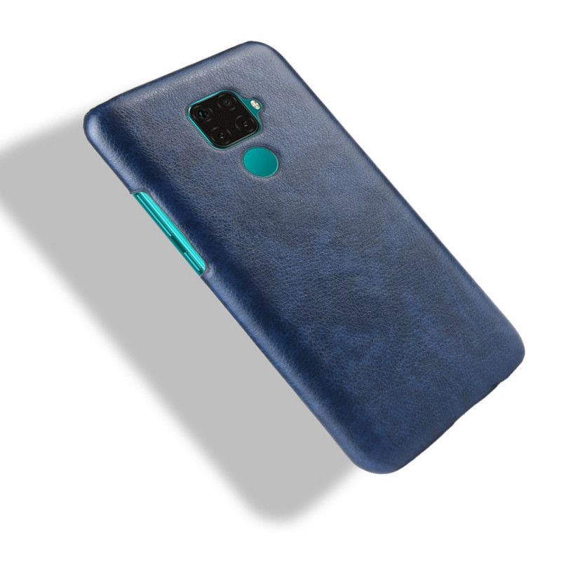 Etui Huawei Mate 30 Lite Szary Czarny Efekt Skóry Lychee Performance