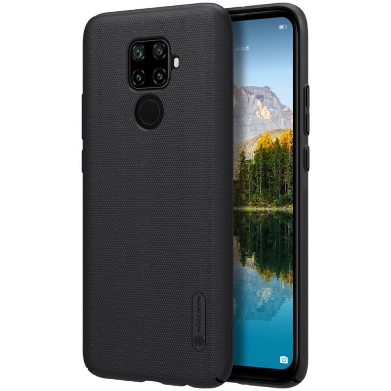 Futerały Huawei Mate 30 Lite Złoty Czarny Etui na Telefon Sztywny Matowy Nillkin