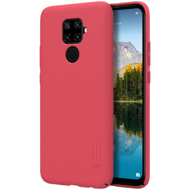 Futerały Huawei Mate 30 Lite Złoty Czarny Etui na Telefon Sztywny Matowy Nillkin