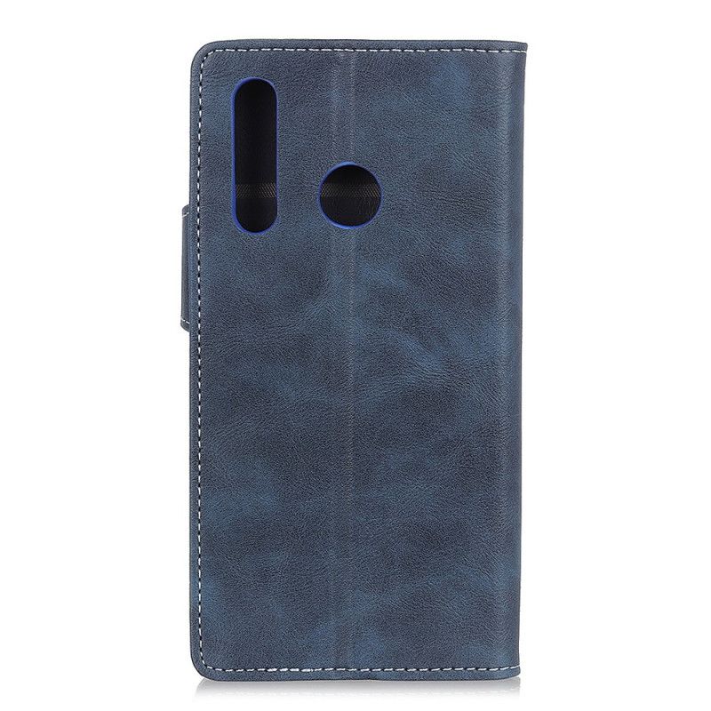 Etui Folio Honor 9X Czerwony Czarny Artystyczne Przyszywanie Guzików Etui Ochronne