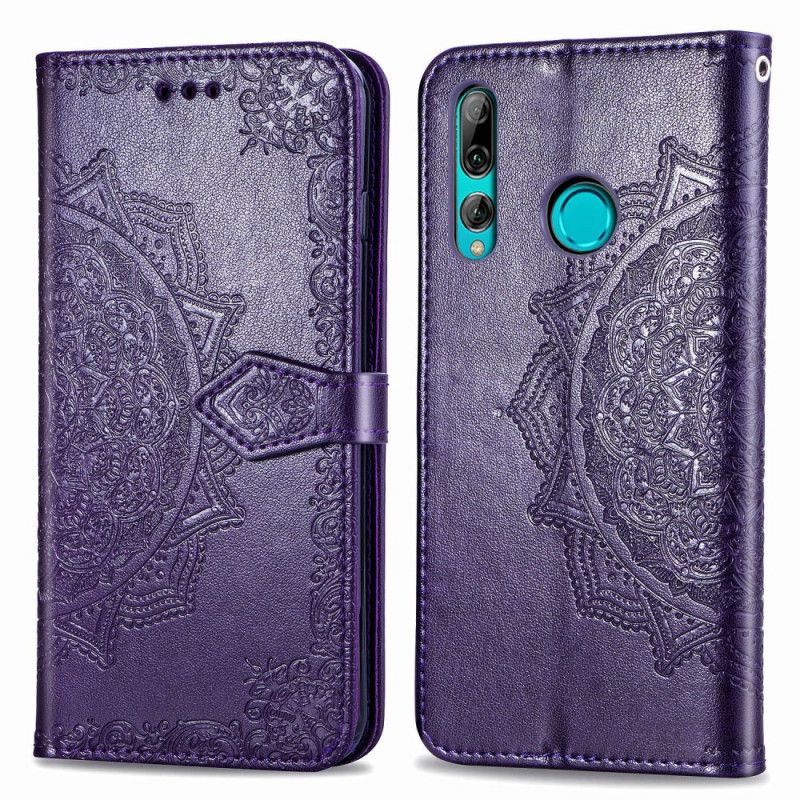 Etui Folio Honor 9X Szary Czarny Mandala W Średnim Wieku