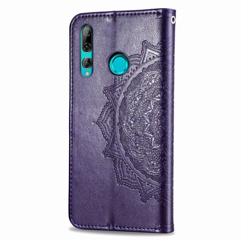 Etui Folio Honor 9X Szary Czarny Mandala W Średnim Wieku