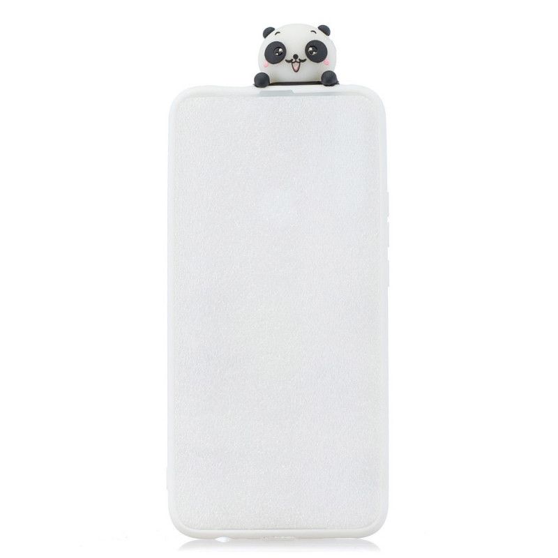 Etui Honor 9X Biały Czarny Geneviève The 3D Panda Etui Ochronne