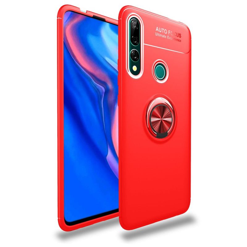 Etui Honor 9X Czerwony Czarny Pierścień Magnetyczny Lenuo