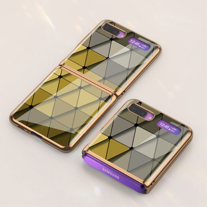 Etui Samsung Galaxy Z Flip Zielony Czerwony Gkk W Stylu Geometrii Etui Ochronne