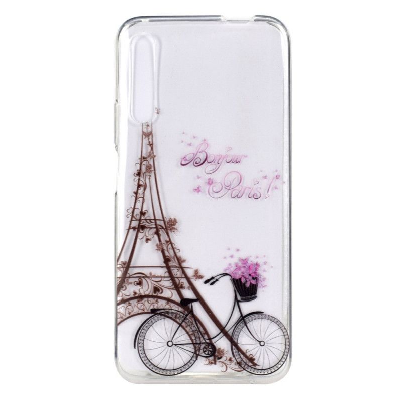 Futerały Huawei P Smart Pro Etui na Telefon Pro Transparent Hello Paris