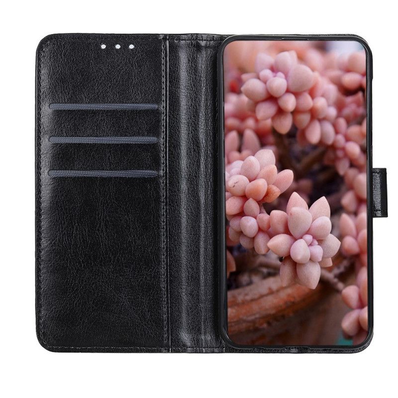 Etui Folio iPhone 12 / 12 Pro Czerwony Czarny Klasyczny Etui Ochronne