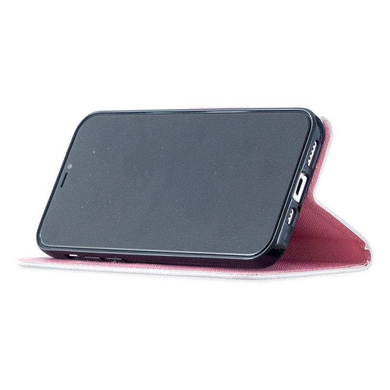 Etui Folio iPhone 12 / 12 Pro Kotek Stringi Etui Ochronne