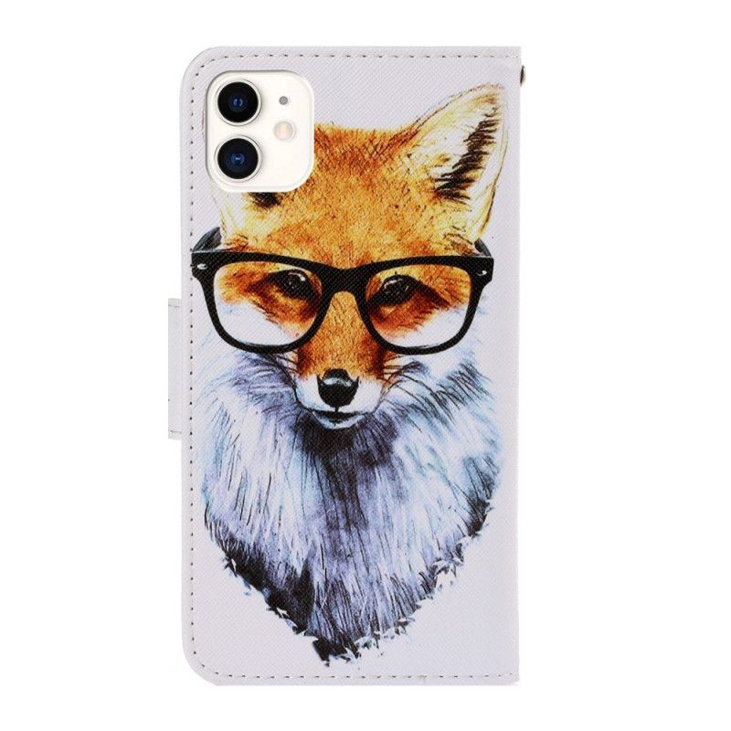 Etui Folio iPhone 12 / 12 Pro Nerd Fox Ze Stringami