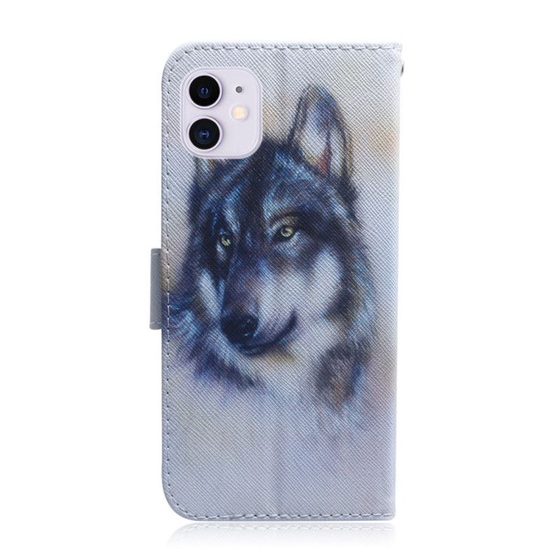 Etui Folio iPhone 12 / 12 Pro Psie Spojrzenie Etui Ochronne