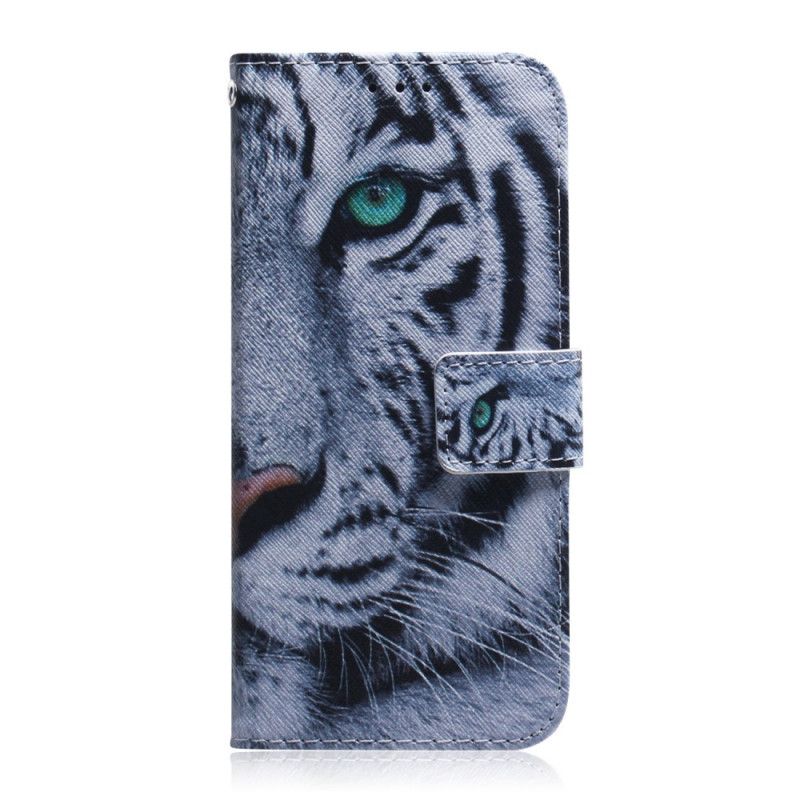 Etui Folio iPhone 12 / 12 Pro Twarz Tygrysa