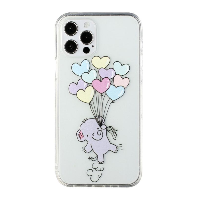 Etui iPhone 12 / 12 Pro Balony Słonia