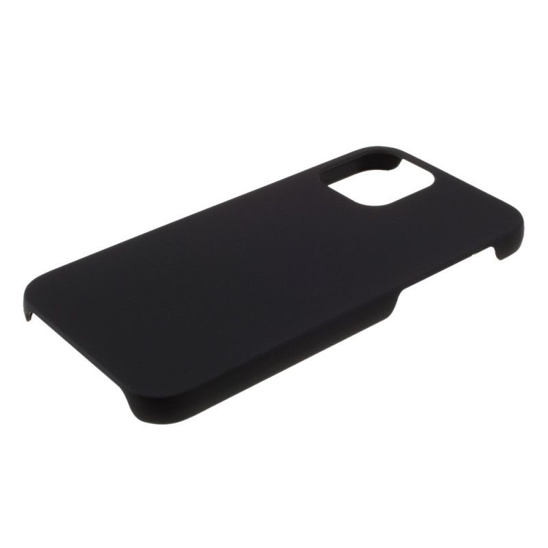 Etui iPhone 12 / 12 Pro Biały Czarny Guma Plus Etui Ochronne