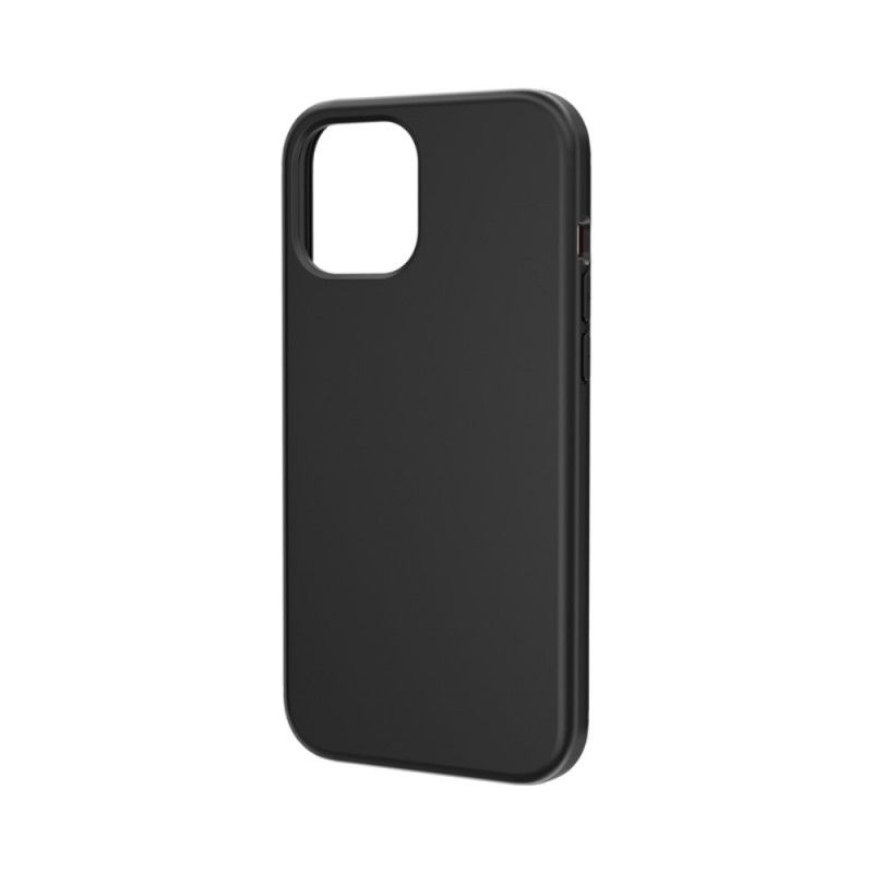 Etui iPhone 12 / 12 Pro Biały Czarny Ochrona Przed Odciskami Palców I Zachlapaniem Etui Ochronne